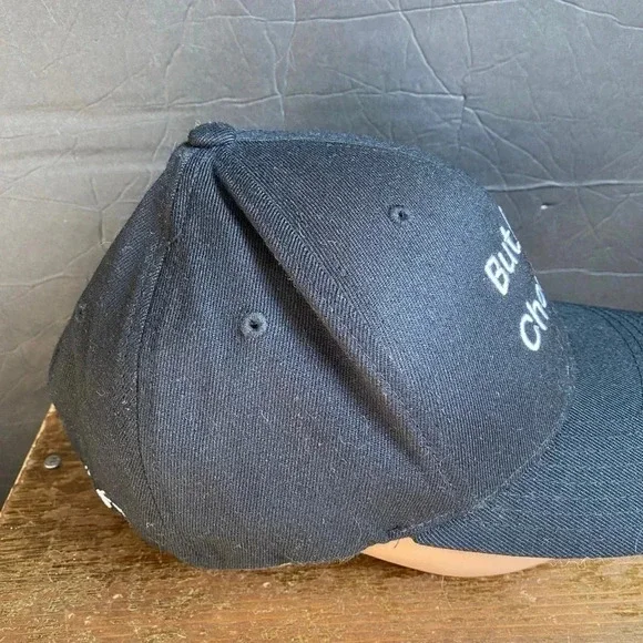 Lids Hat Cap But First Chocolate Breakthrough Champion Flexfit Unisex Adult L-XL - Picture 3 of 5